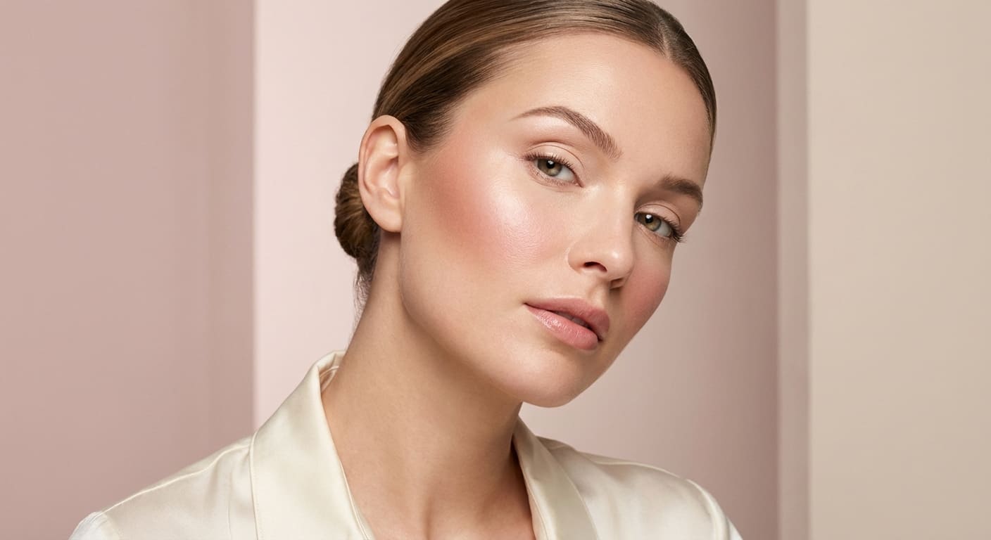 Makeup contouring techniques demonstration