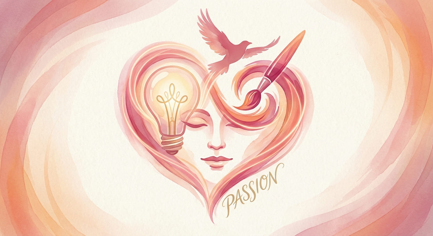 Heart face shape personality traits illustration