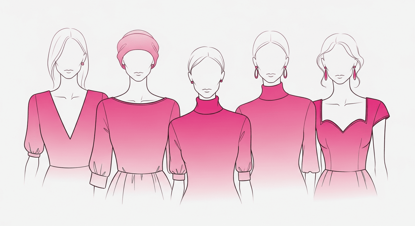 Best Necklines for Your Face Shape