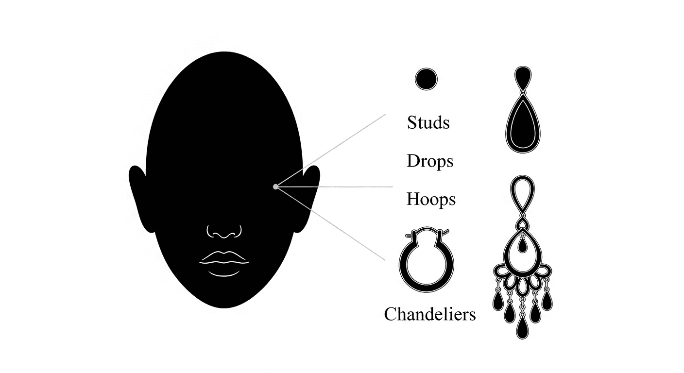 Best earrings for oval face shapes