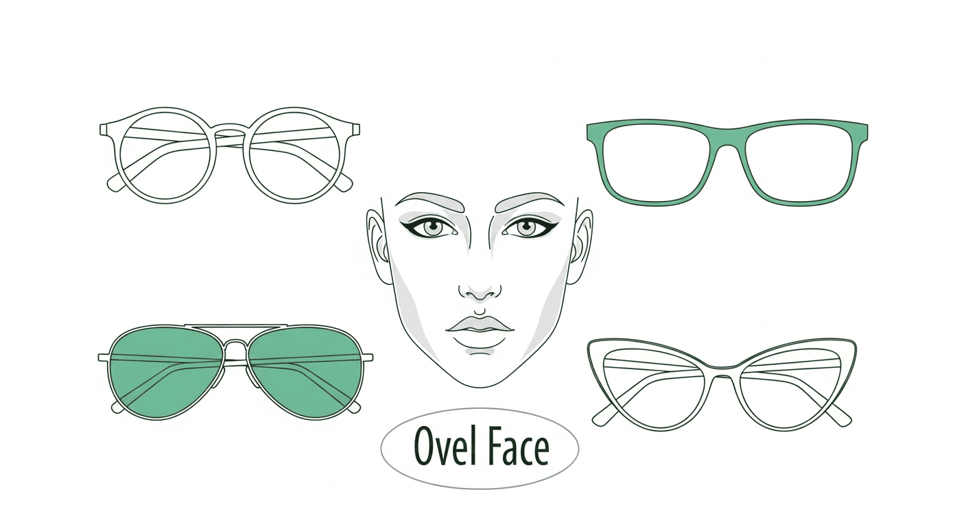 Best glasses for oval face shapes