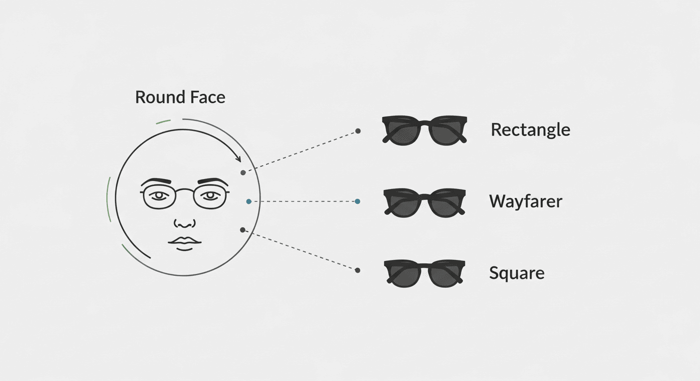 Best sunglasses for round face shapes