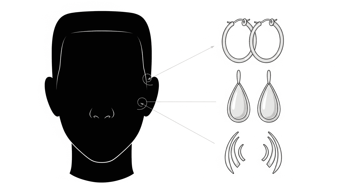 Best earrings for square face shapes