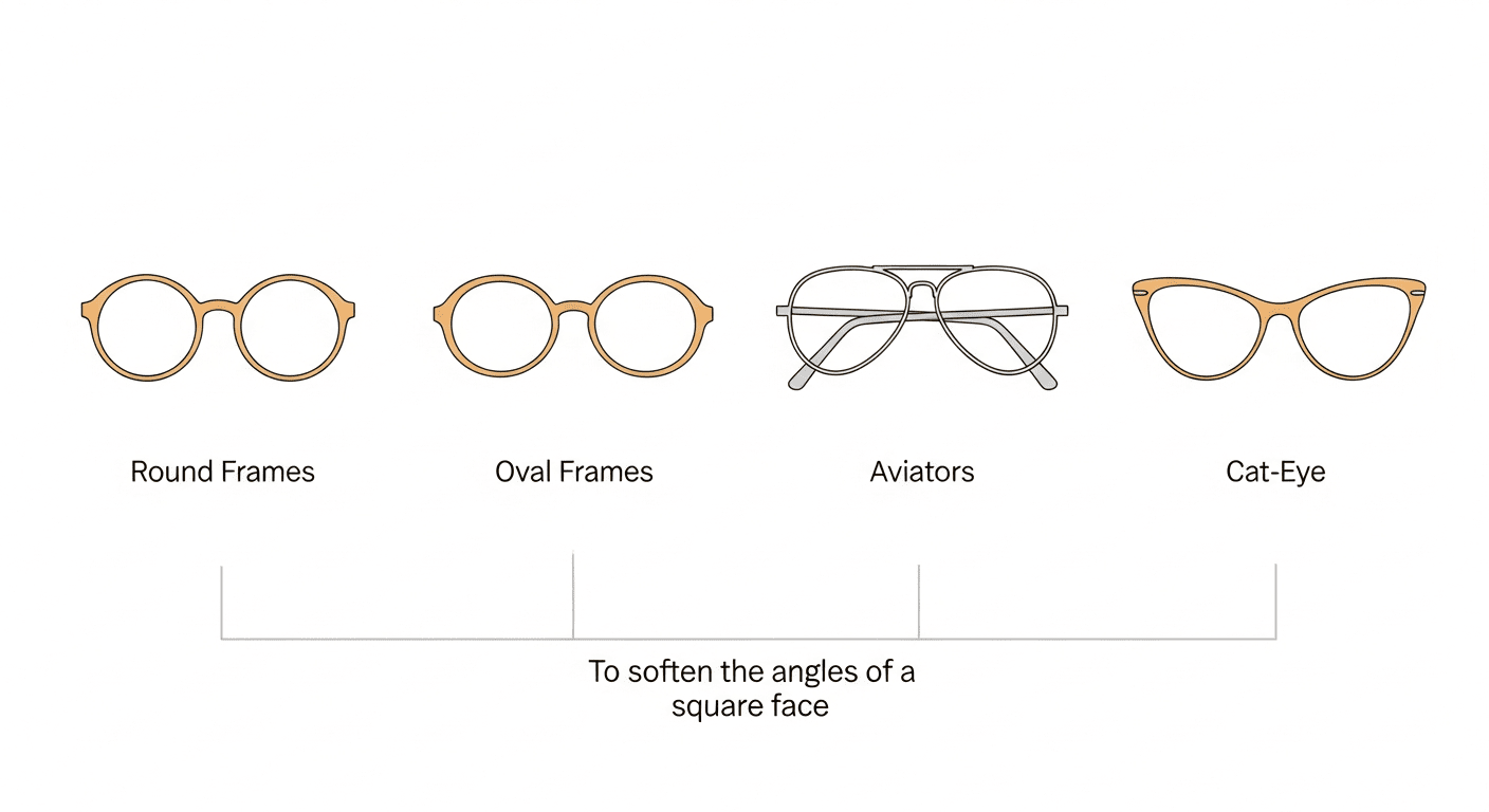 Best glasses for square face shapes